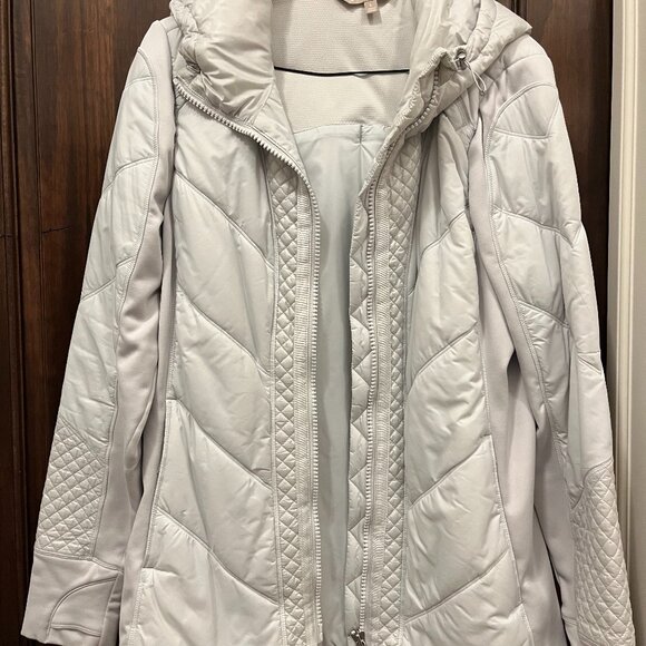 ATHLETA Quilted Hooded Jacket - Size L - Picture 1 of 6